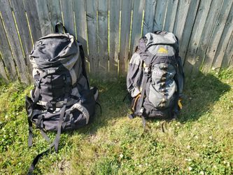 2 hiking backpacks for sale