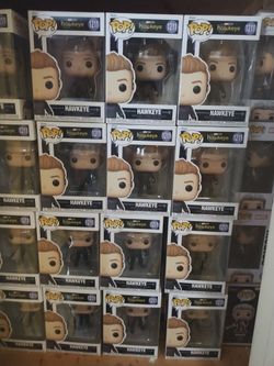 Funko Pops Mobius And Hawkeye