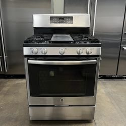 Ge 30βWide Gas Range Stove Iβm Stainless Steel
