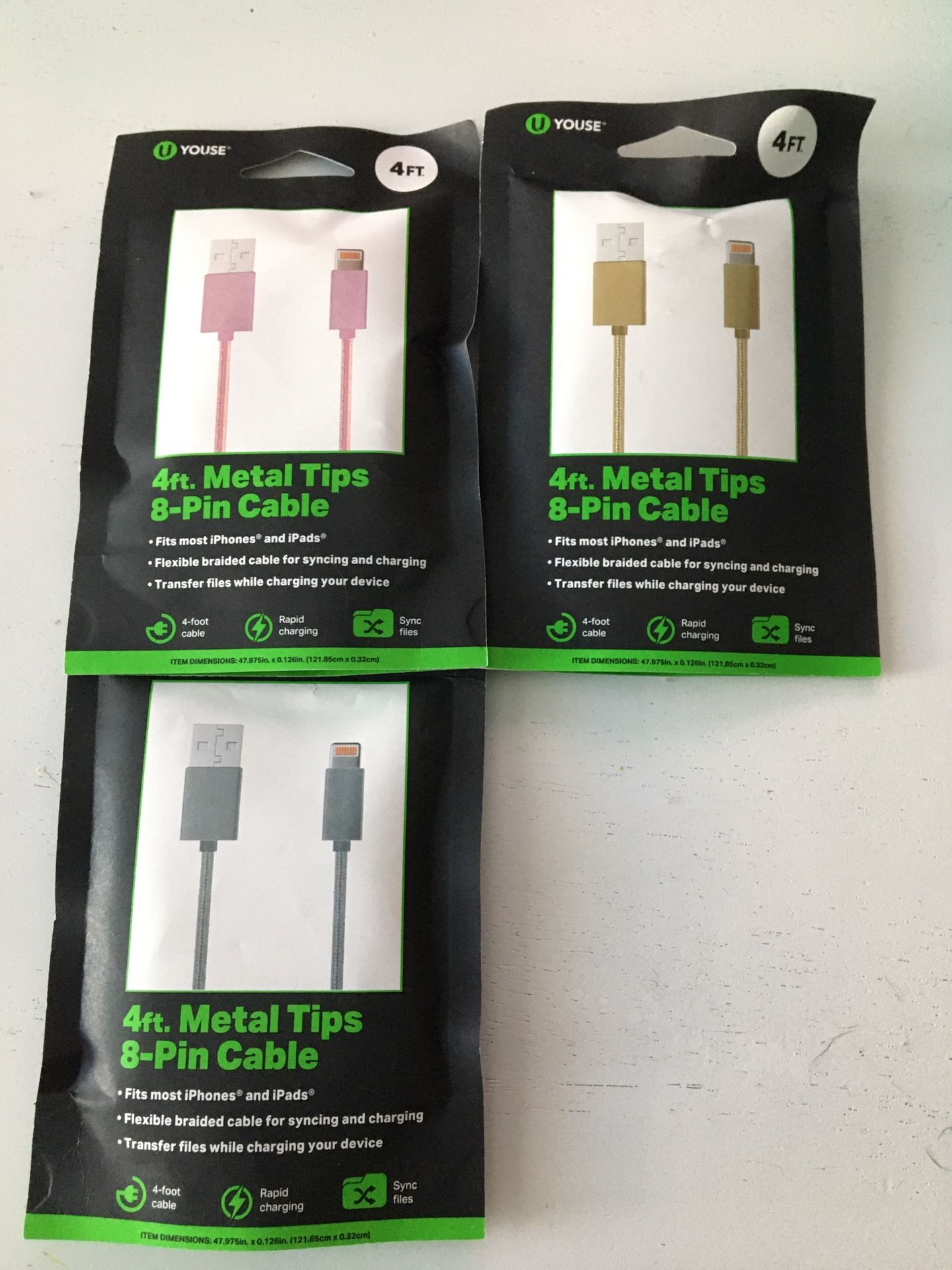 4ft iPhone Charger 