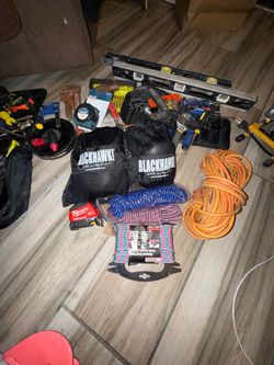 Massive DIY & Jobsite Essentials Bundle - Tools, Safety Gear, Light & Leads