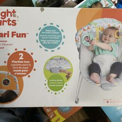 NEW! Bright Starts Safari Fun Baby Bouncer