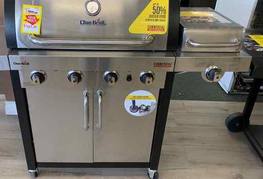 Brand New Char-Broil Stainless Steel BBQ Grill! 8UIL