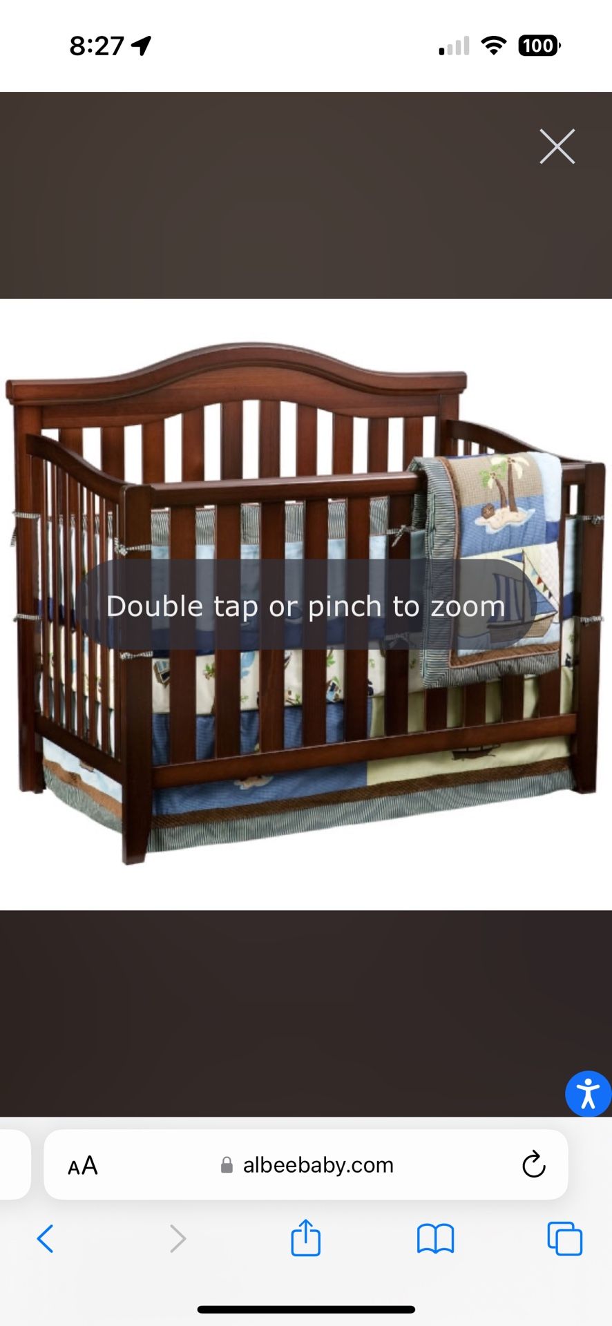 Crib - Can Be Converted into Full size bed