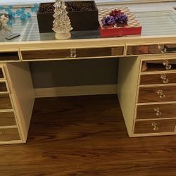 Impressions Vanity Desk With Mirrors