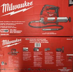 Milwaukee M18 2-Speed Grease Tool. Tool Only. Model #2646-20