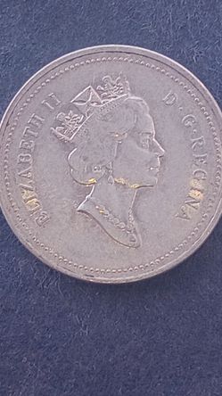 1996 Canadian 5 Cents