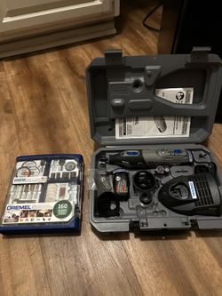 Dremel 8220 Cordless 12V Rotary Tool Kit + 160-Pc Accessory Set - Like New!