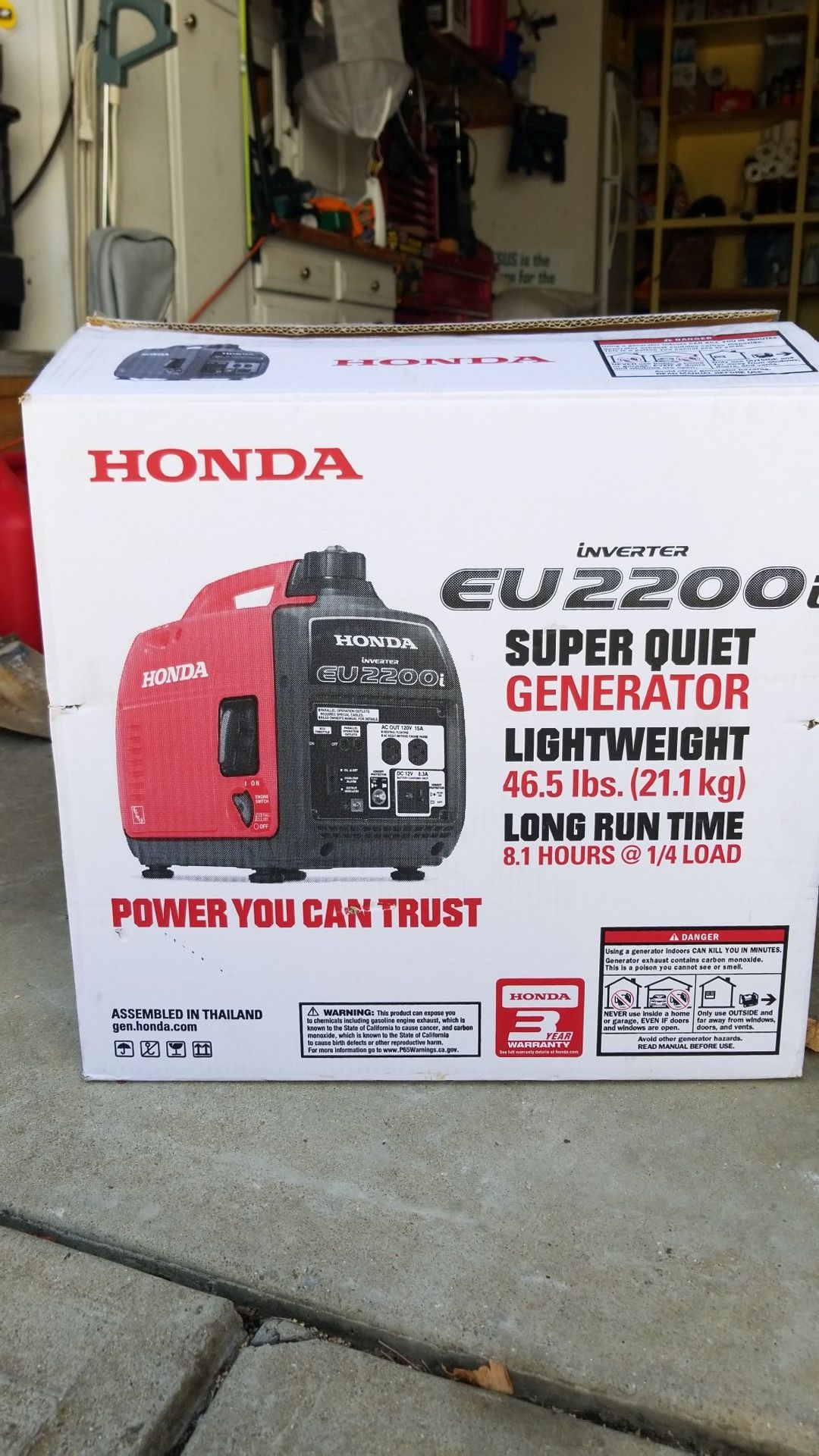 Honda EU 2200 generator