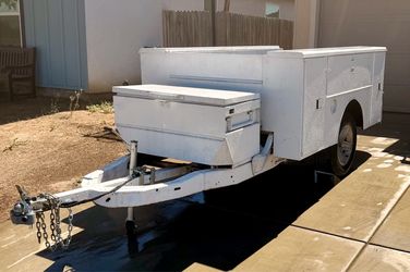Single Axle Utility Service Body Trailer
