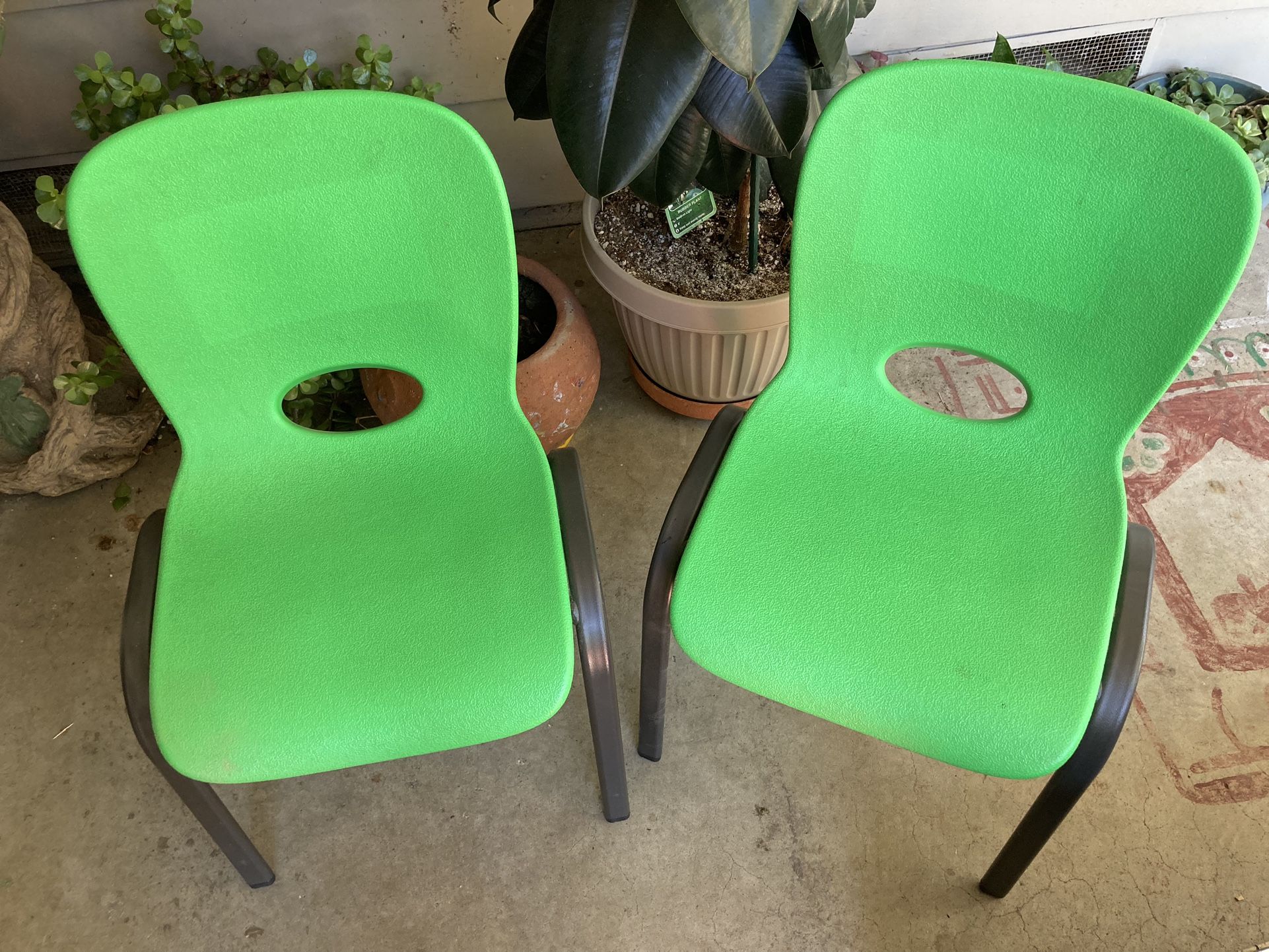 Lifetime Kids Stacking Chairs - 2