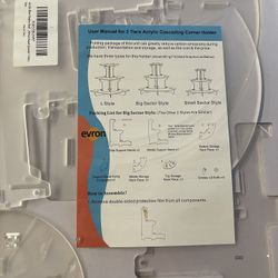 3 Tiers Acrylic Cascading Corner Holder