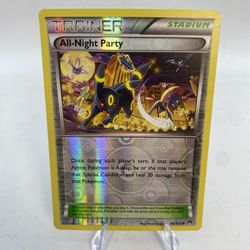 All-Night Party #96/122 Reverse Holo Pokemon Card TCG XY - BREAKpoint LP