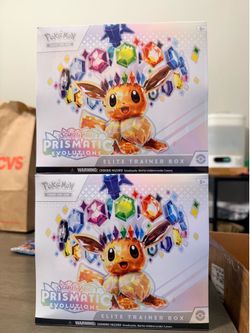 Two (2) Prismatic Evolutions ETB - Factory Sealed