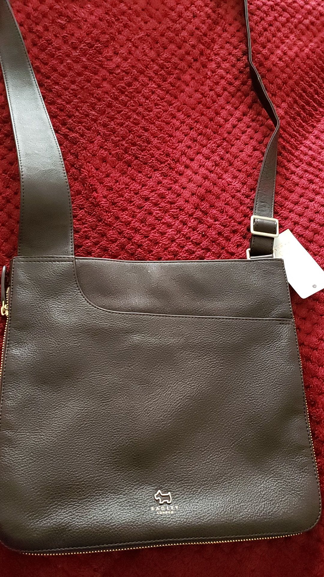 Ladies Leather brown messenger bag