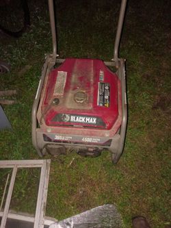 Black Max 3600 watt generator
