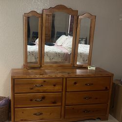 6 Drawer Dresser With Mirror 