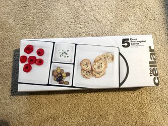 NEW 5 Piece Rectangular Server