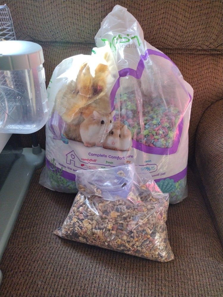 Hamster Cage And Items
