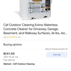 EXIMO® Waterless Concrete Cleaner 36 lbs