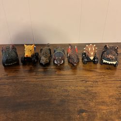 Dinosaur Pullback Cars lot of 7