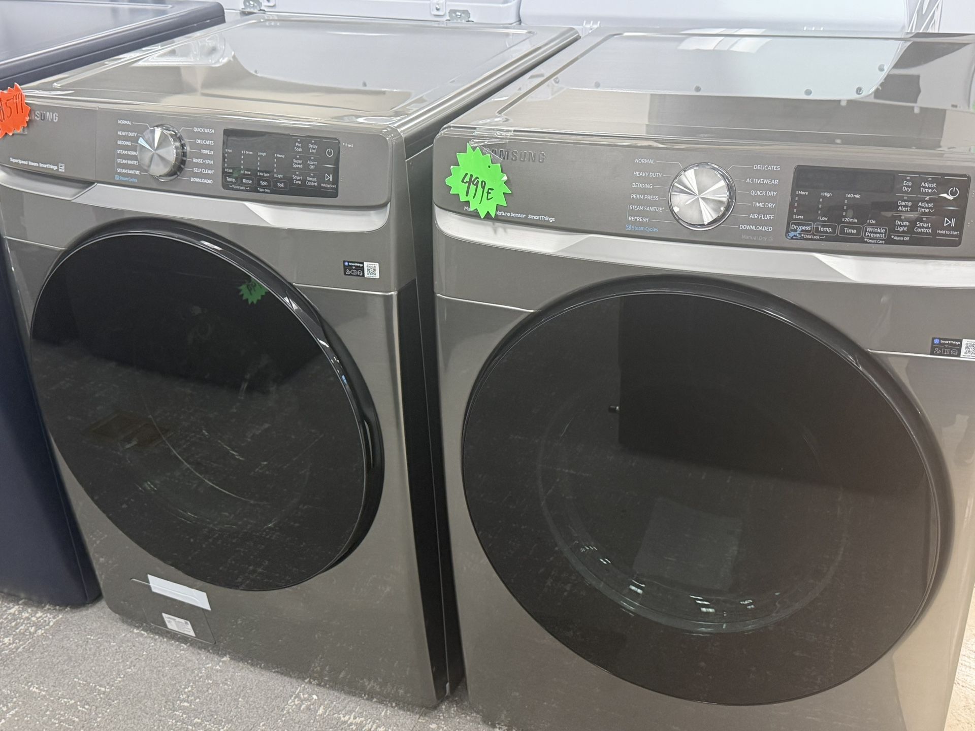 Samsung Washer And Electric Dryer 