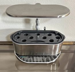 AeroGarden Bounty Elite | Stainless Steel | Like New | Hydroponic Garden!