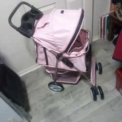 Pet Stroller For 2 Small 