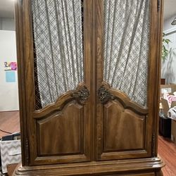 Last Chance To Buy. Closing Sale. Make Offer. LOWER PRICE Armoire Hickory Manufacturing Co