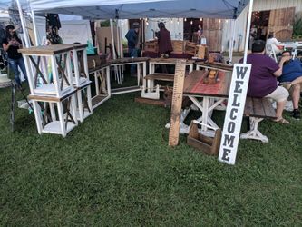 Farmhouse Furniture Finished and Ready to go!