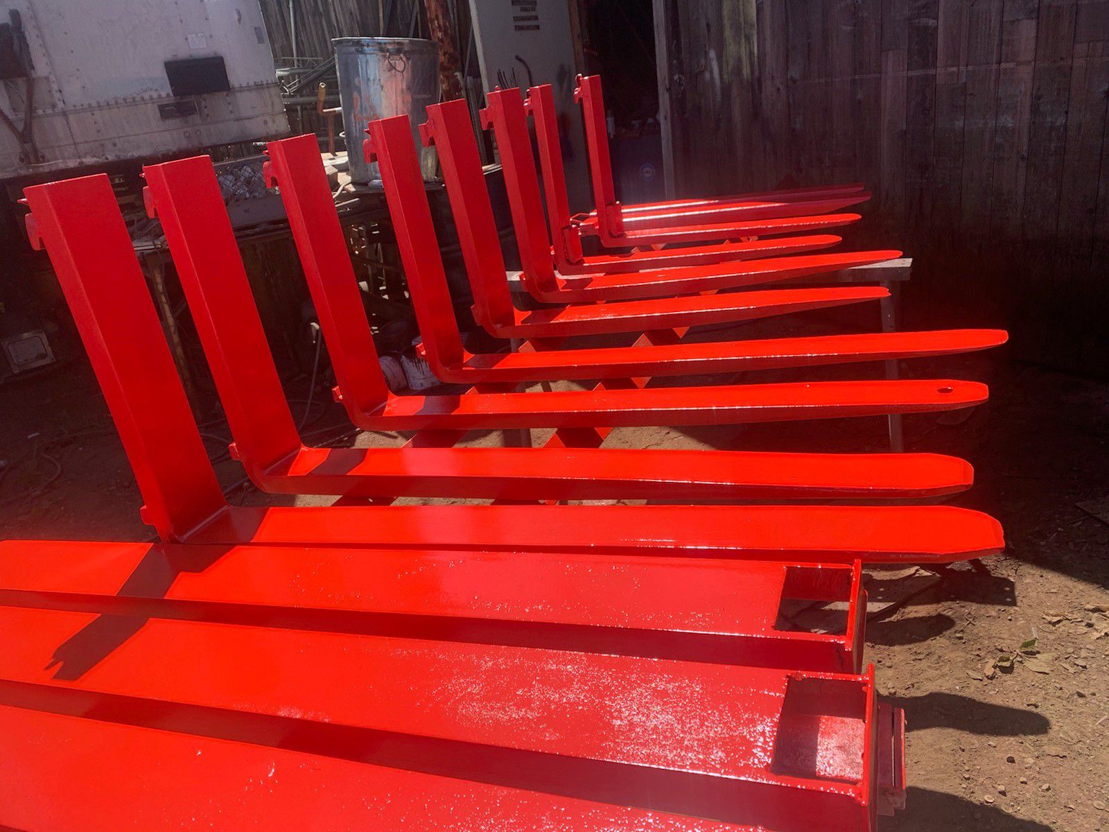 Used sets of fork extenders