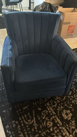 2 Blue Accent Chairs