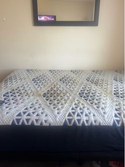 Bed and frame