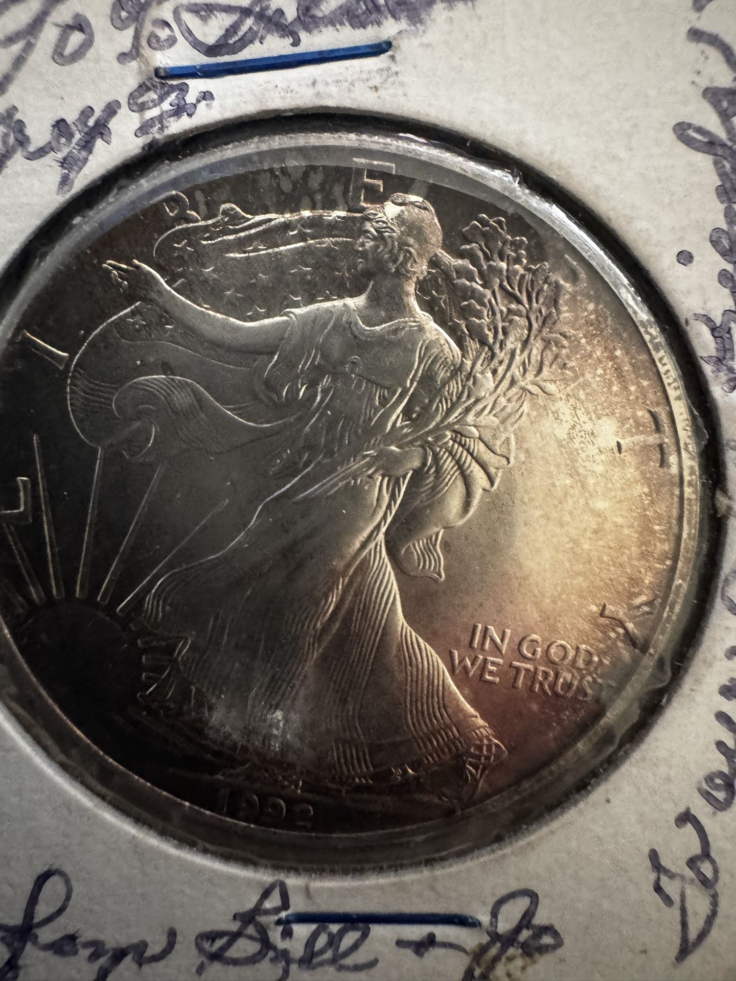 1992 US Silver Dollar Coin