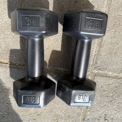 Set Of 3lbs Weights  New