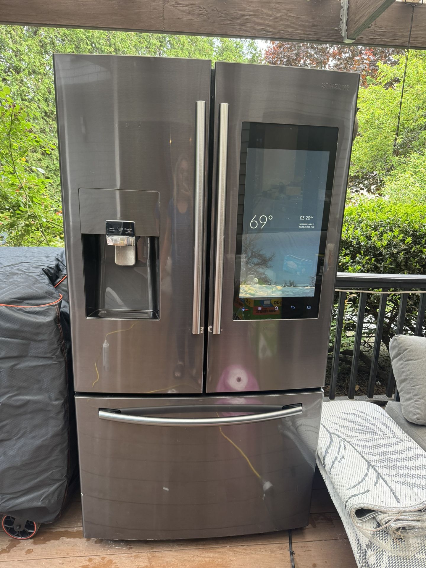 Samsung Fridge With Smart Hub, Tv Camera Wifi
