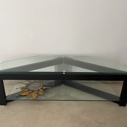 Glass Entertainment Table