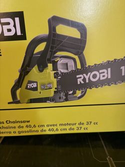 chain saw ryobi 16 in gas