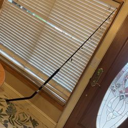 Stuart bent butt with roller rod that I believe is called an ugly stick new never used