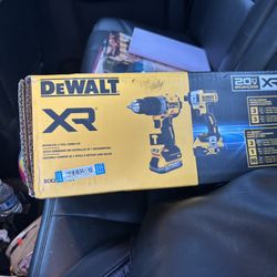 Brand new Dewalt XR impact gun and hammer drill combo kit