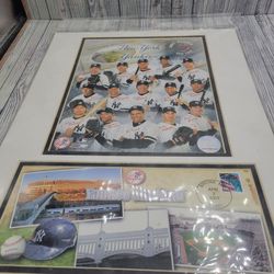 New York Yankees - 2007 season matted art.