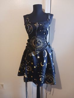 Celestial Print Dress