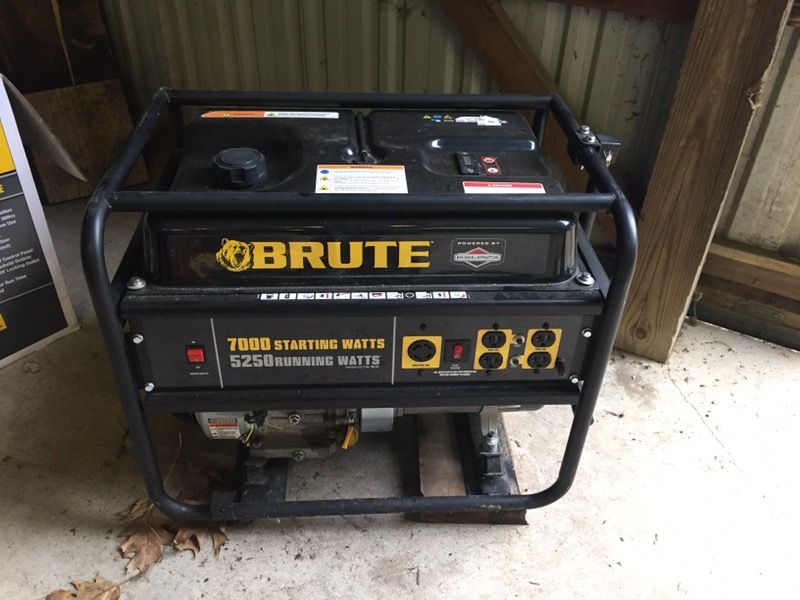 Brute 5,250 Running 7,000 Starting Watt Portable generator