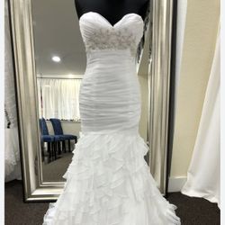 Strapless Wedding Gown- Size 12