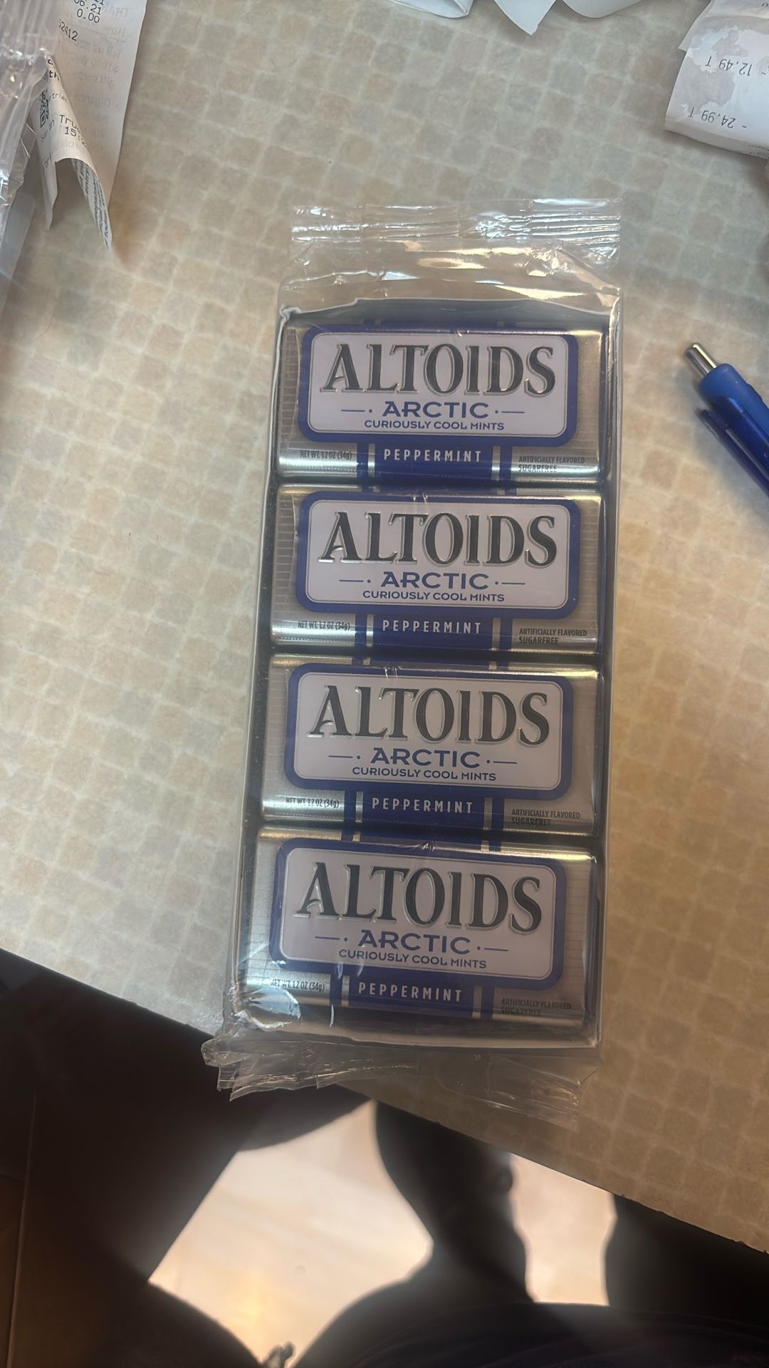 8 Pack Arctic Altoids Peppermints