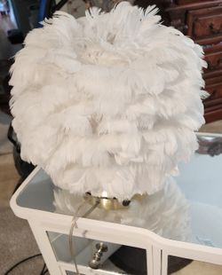Small feather lamp