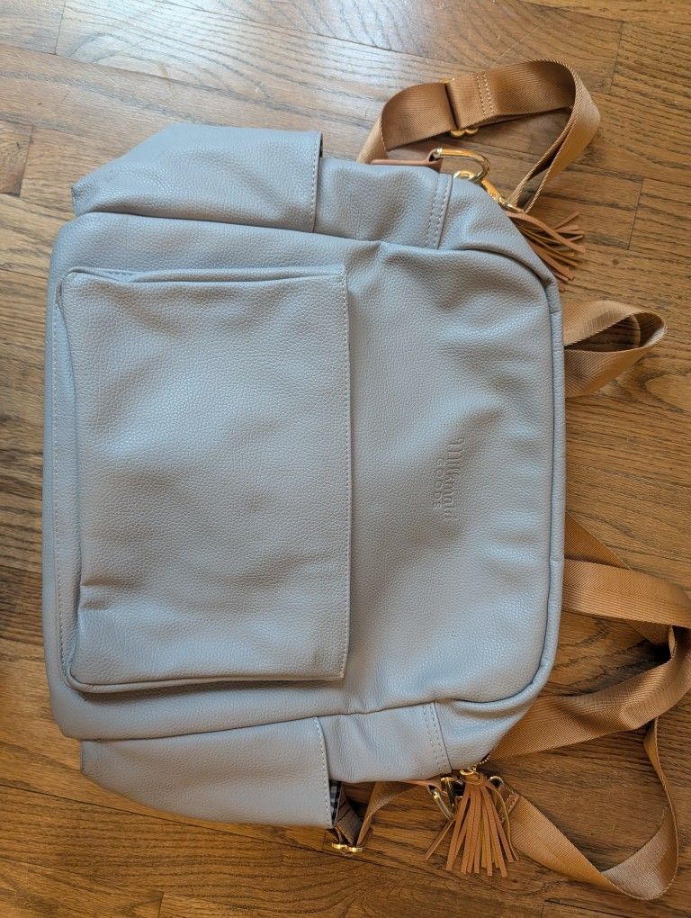 Milkmaid Leather Diaper Bag