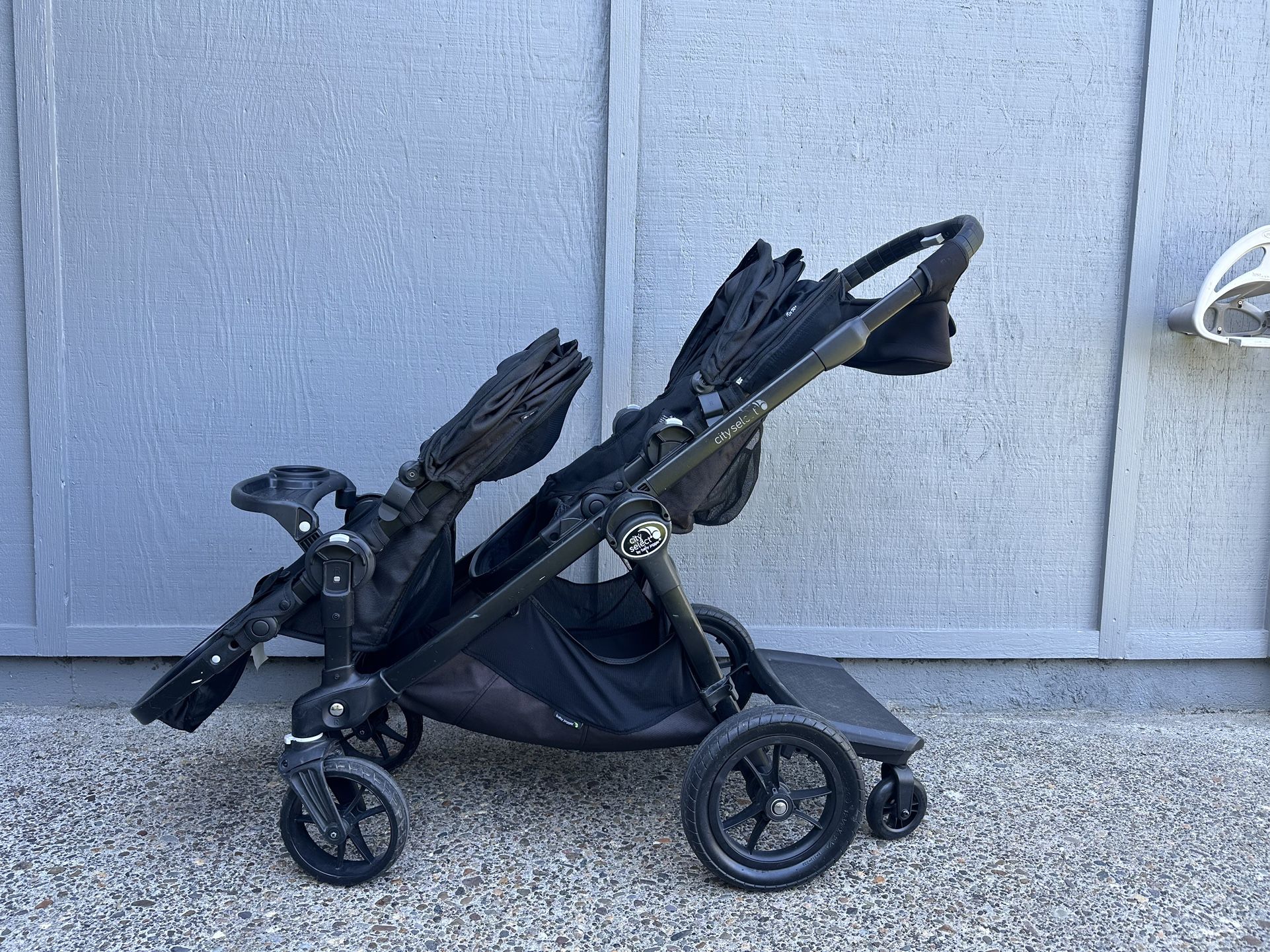 Baby Jogger City Select Double Stroller And Accessories