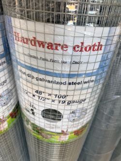 Gopher wire $115 a roll 400 sq ft for turf grass