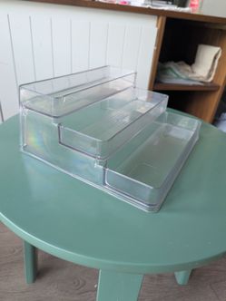 Clear 3-Tier Desk & Bathroom Organizer